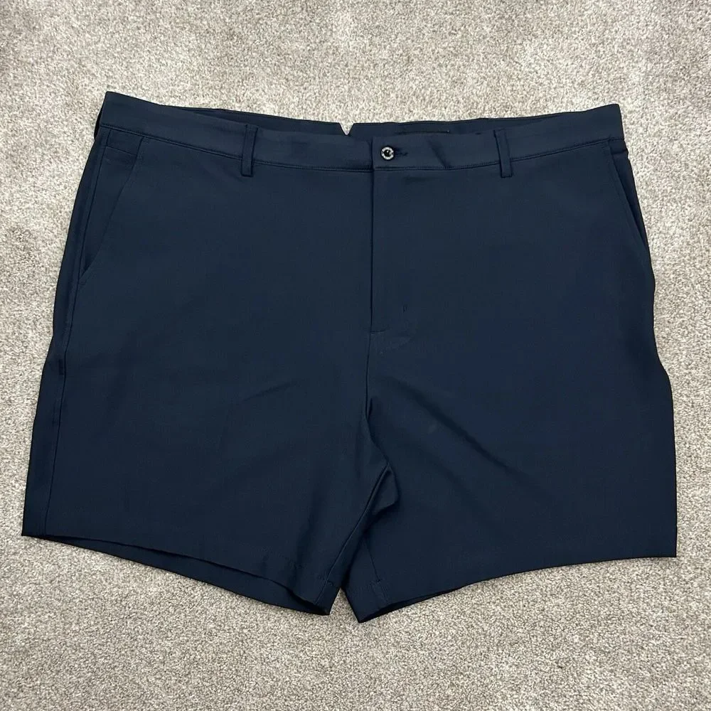 Dunning Golf Performance Shorts‎ Flat Front Men's Size 42 Blue READ